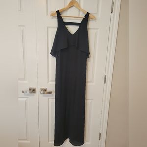 RW & CO Black Sleeveless Dress, Full Length  (Size: SMALL)